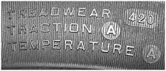 Treadwear, Traction, and Temperature Tire Graphic